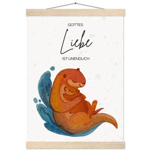 Manifesti cristiani stampati con strisce di legno | Cameretta per bambini | Cameretta per bambini Versetto della Bibbia Salmo | Regalo battesimo bambino bambina | acquerello boho