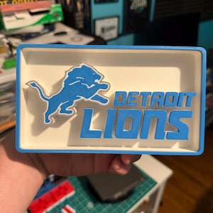 3d printed nfl detroit lions sign