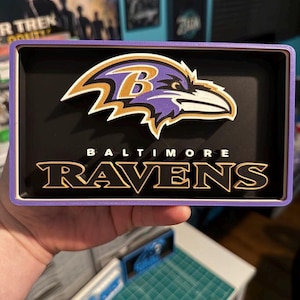 3d printed nfl Baltimore Ravens sign
