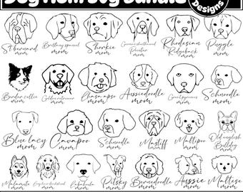 Dog Mom Svg Bundle, Dog Breed Svg, Pet Lover Svg, Dog Face Svg, Dog Svg, Paw Print Svg, Cute Puppy Svg, Pet Quotes Svg, Files for Cricut