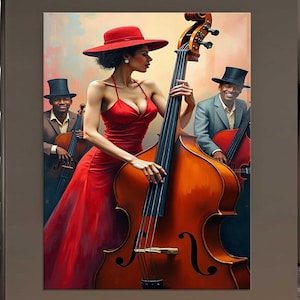 Jazz Woman Wall Art – Tempered Glass Print – Modern Music Wall Decor – Saxophone Jazz Club Artwork – Gift for Music Lovers, Jazz Club Decor