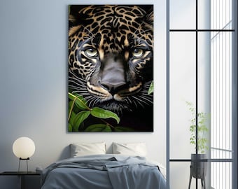 Jaguar Wall Art – Tempered Glass Print – Wild Animal Wall Decor