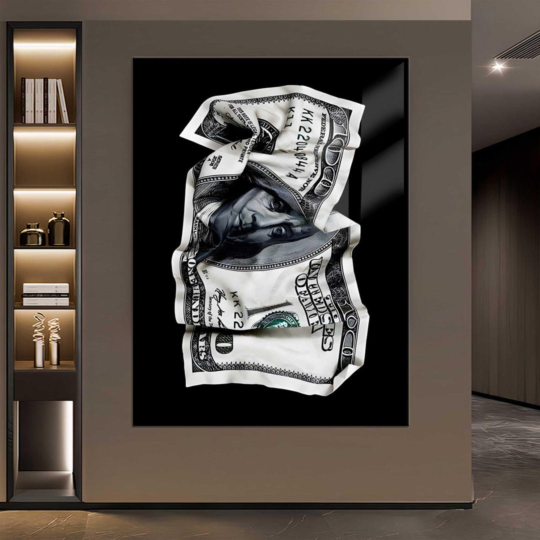 100 Dollar Bill Wall Decor Tempered Glass Wall Decor Money Wall Art 100-dollar-bill-wall-decor-tempered-glass-wall-decor-money-wall-art