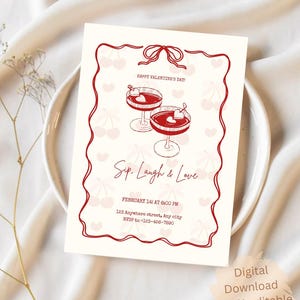 Sip, Write, Cherish-Ein romantisches Trio, Valentinskarten, Teilen LOVE