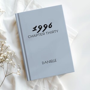 Regalo personalizado para el 30 cumpleaños para mujeres y hombres, cuaderno del capítulo treinta, diario de cumpleaños importante, recuerdo significativo del 30 cumpleaños.
