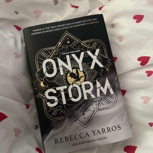 Annotated Onyx Storm by Rebecca Yaros | Annotated Book | Book Lover | Bookish Gifts | Gifts for Her| Bookworm | Personalised