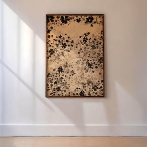 Botanical Digital Art, Botanical Room Poster, Floral Vintage Print, Flower Neutral Portrait, Floral Gallery Decor, Floral Nursery Painting