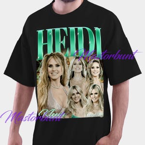 Comfort Colors Shirt, Heidi Klum Shirt, Heidi Klum Vintage Shirt, Heidi Klum Retro Shirt, Heidi Klum Fan Shirt