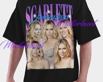 Scarlett Johansson Shirt & Sweatshirt, Scarlett Johansson Vintage Shirt, Scarlett Johansson Retro 90s Shirt, Scarlett Johansson Fan Shirt
