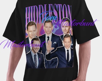 Tom Hiddleston Shirt, Tom Hiddleston Vintage Shirt, Tom Hiddleston Retro 90s Shirt, Tom Hiddleston Fan Shirt, Comfort Colors Shirt