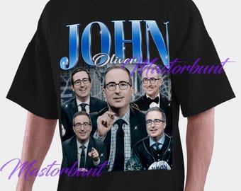 Retro JOHN OLIVER Shirt, John Oliver Fans Tees, John Oliver 90s Vintage T-Shirt, John Oliver Merch Gift, John Oliver Bootleg Kids Tee