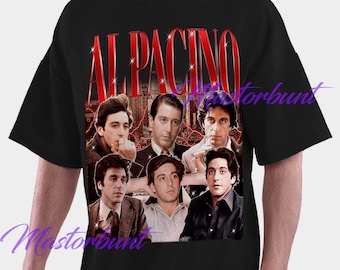Al Pacino Vintage Comfort Farben T-Shirt, Retro Fan Tee