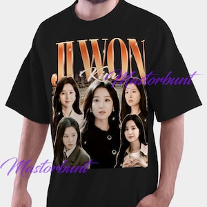Camisas de colores cómodos, camisas de Kim Ji Won, camisas vintage de Kim Ji Won, camisas retro de Kim Ji Won, camisas de fan de Kim Ji Won