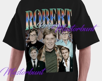 Shirt Robert Redford: een vintage cadeau op maat voor hem/haar.