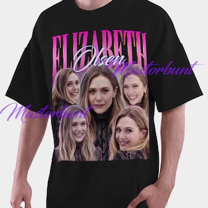 Elizabeth Olsen Shirt & Sweatshirt, Elizabeth Olsen Vintage Shirt, Elizabeth Olsen Retro 90s Shirt, Elizabeth Olsen Fan Shirt