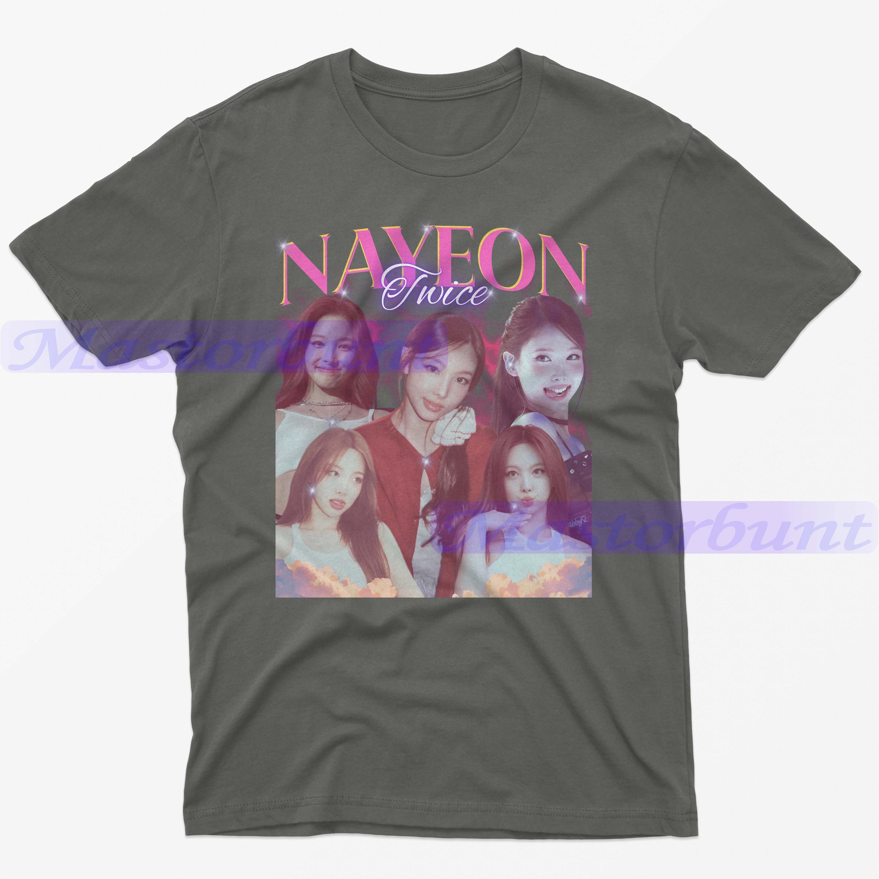 ナヨン TWICE レトロファンシャツ、コンフォートカラーTシャツ - Etsy 日本