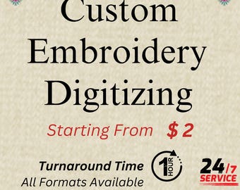 Digitalización de bordados personalizados, digitalización de logotipos, servicio de digitalización de bordados, digitalización de imágenes de bordados