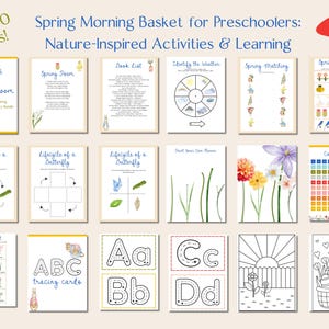 Panier matinal sur le thème du printemps pour les enfants d'âge préscolaire : activités et apprentissage inspirés de la nature