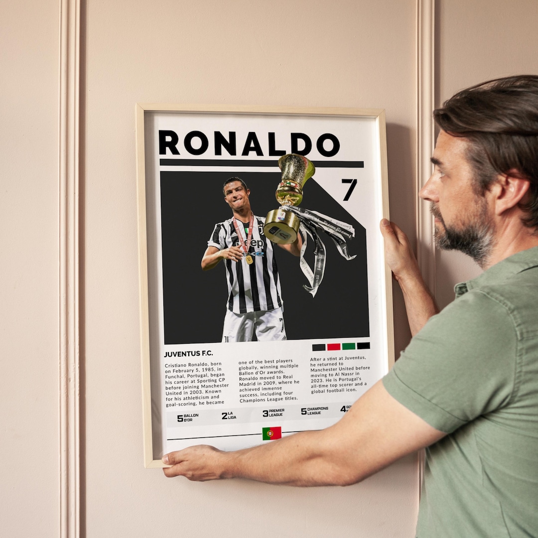 Cristiano Ronaldo Juventus Poster Soccer Wall Art digital Download cristiano-ronaldo-juventus-poster-soccer-wall-art-digital-download