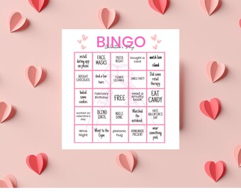 Galentine's Bingo Card