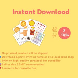 Pretend Play Pizza Shop Printable: Build-your-own Pizza Game (PDF ...