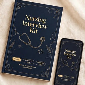 Nursing Interview Prep Kit + UK Nurse CV Template | Interview Questions, Star Answers & Cover Letter Bundle