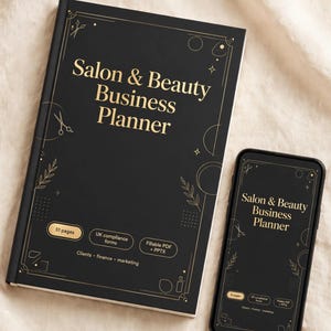 Salon Business Planner UK | Beauty Client Records, Patch Test & Finance Tracker | 51 Pages
