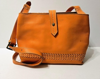 the Sak Coral Leather Crossbody