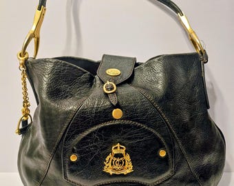 Juicy Couture Black Classic Leather Purse
