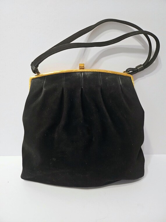 Vintage 1950s Coblentz DermaSuede Handbag