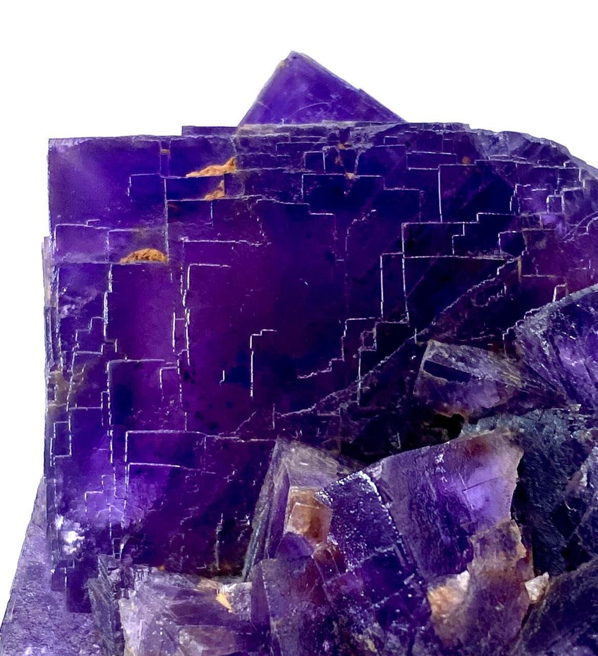 127 Gram Absolutely Unique Purple Cubic Fluorite Specimen From kharan, Pakistan