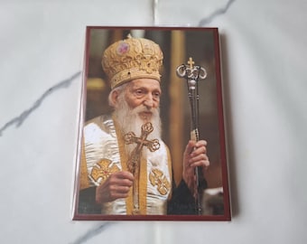 Serbisch-Orthodoxe Ikone des Patriarchen Pavle