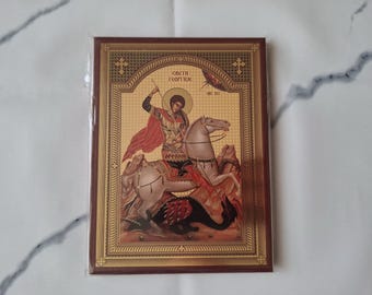 セルビア正教会の聖ゲオルギオスの祈りのイコン