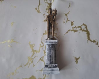 Serbian Statue of the ''Belgrade Victor'' - Balkan Souvenir - Heritage Gift