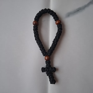 Black Orthodox Serbian Prayer Rope