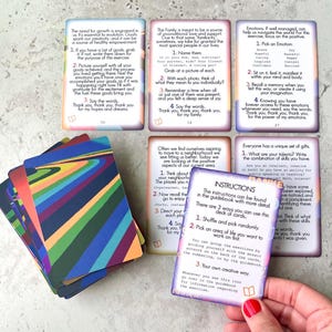 Tarjetas de mosaico de gratitud: 52 tarjetas con ejercicios y afirmaciones para lograr una mentalidad positiva y agradecida y una elevación espiritual.