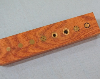 Maine-Made Corby Bolts - Lanyard Hole and Inlay Options