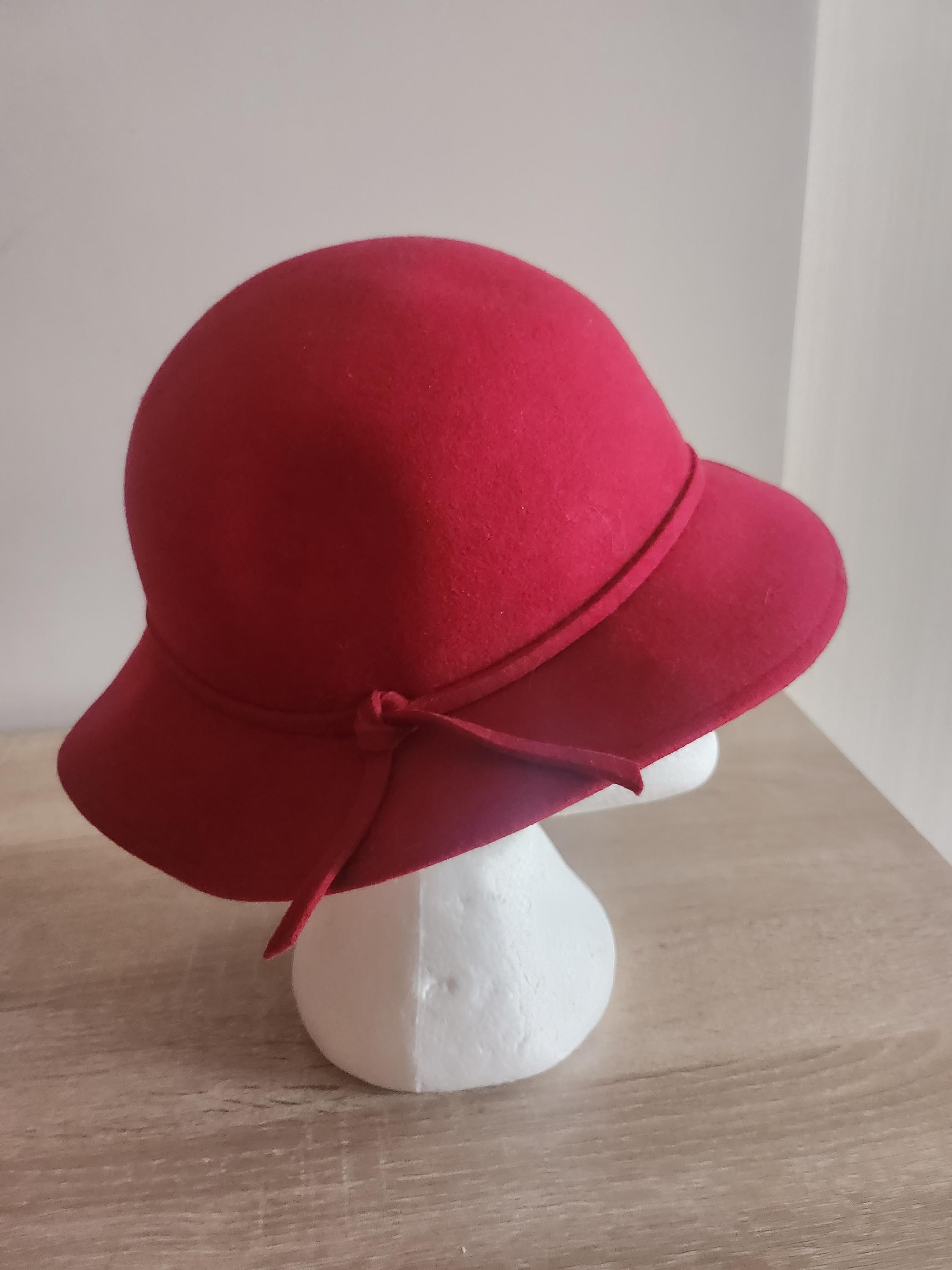 RETRO WOOL FLOPPY HAT Felt Hat Oversized Wool Floppy Hat Sur La Tete Vintage Wool  main image 3
