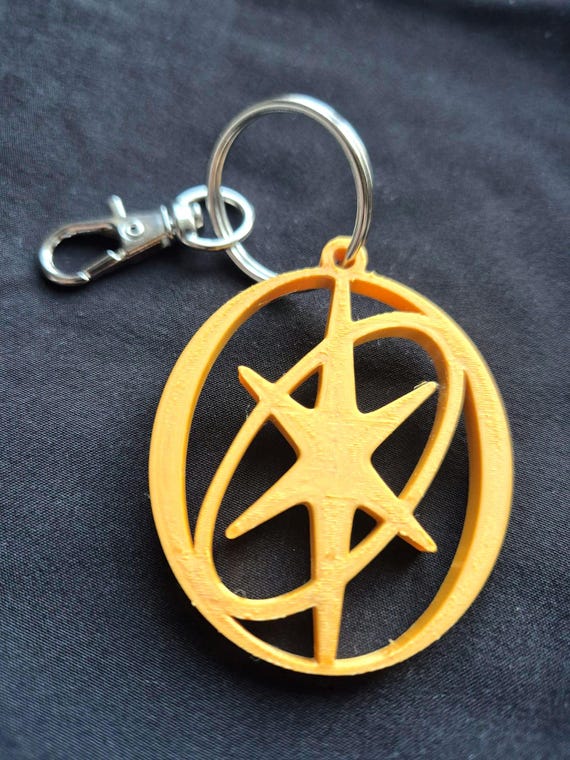 Katseye Logo Keychain, Printed Plastic Keychain, Katseye Band Fan