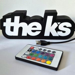 The K&#39;s Inspired Lightbox – Custom LED Multi Colour Changing USB Light Box Sign - Home Decor Gift Or Office Light