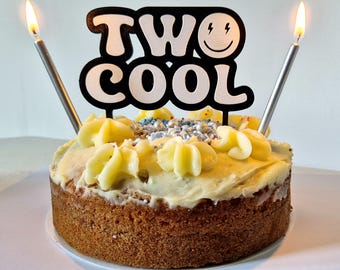 Dos adornos geniales para tartas de segundo cumpleaños, decoración impresa en 3D