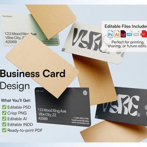 Business Card Designer | Modernes & Professionelles Visitenkarten Design