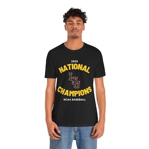 LSU Baseball National Champions Tee | Unisex Jersey Shirt | Geaux Tigers