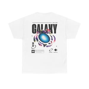 Galaxy Space Tee, Astronomy T-shirt, Celestial Shirt, Cosmic Top, Outer Space Theme, unisex heavy cotton,