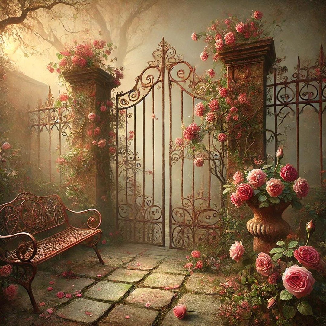 Rust And Roses Rust and Rose Digital Print Artwork - Etsy