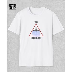 Stop Geoengineering Tee | Truth Seeker T-Shirt, Anti-Climate Engineering Design T-Shirt