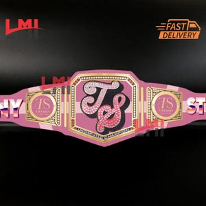 Custom Designed Women&#39;s Universal Championship Belt Wrestling Title Belt 2mm Brass