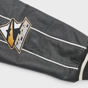 Handmade Men's Avirex x Palace No Snakes Limited Edition Bomber Jacket Genuine Cowhide Leather