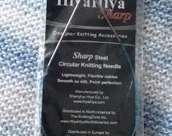 Hiyahiya circular 9 inch sharp knitting needle