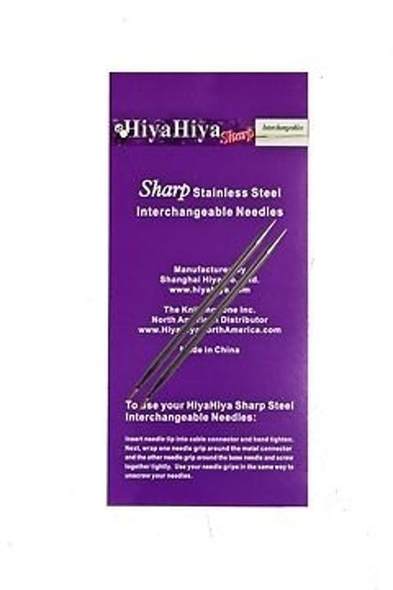 Hiyahiya Sharp Stainless Steel Interchangeable Needle Tips Etsy